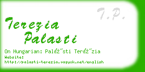 terezia palasti business card